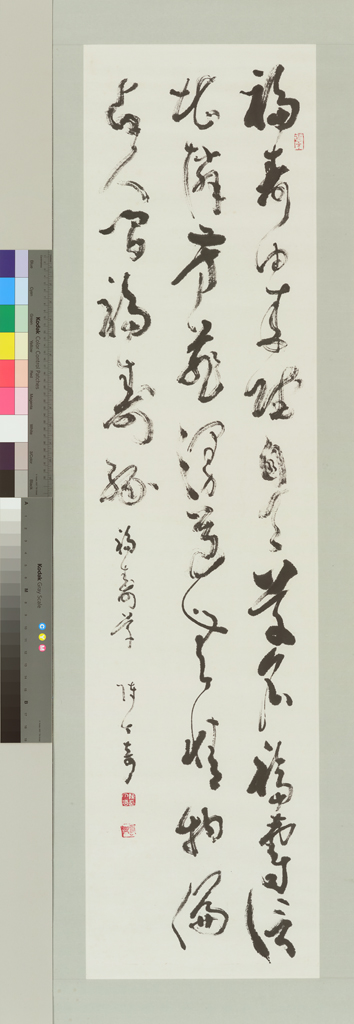 草書 福壽草